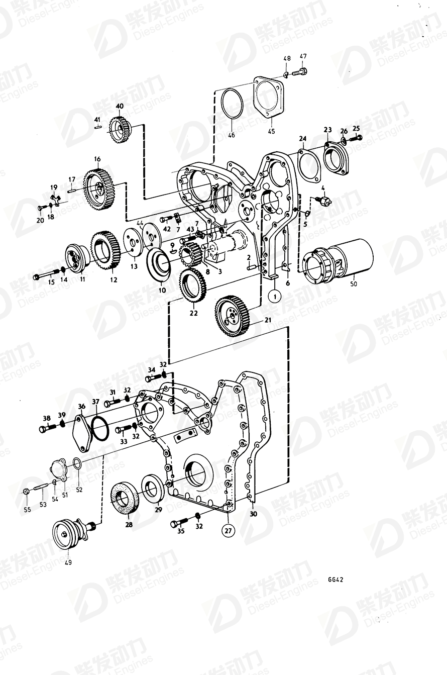 VOLVO Gasket 862591 Drawing